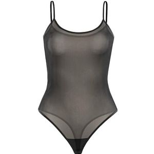 Teyli - Elegante Bodysuit - Zwart - Mesh Top - Body voor Dames