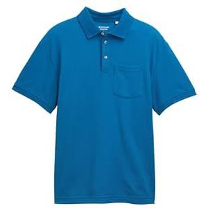 TOM TAILOR Poloshirt voor heren, 28857 - Blue Petrol, XL