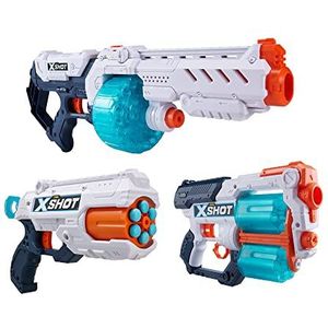 ZURU XSHOT 36501 X-Shot Excel Turbo Fire & Excess & Reflex 6 schuimblasters (96 darts), met combinatiepakket