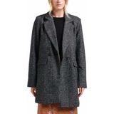 Vila Dames Viley Wool Blazer Jacket-Noos korte jas, Zwart/ruiten: wit zand, 34