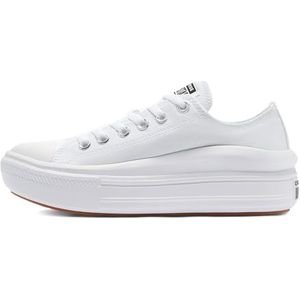 Converse Low Chuck Taylor All Star Move Low Top Sneakers voor dames, wit, 37.5 EU
