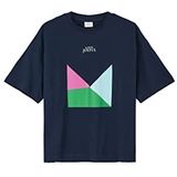 s.Oliver T-shirt voor meisjes, korte mouwen, blauw 5952, 152 cm
