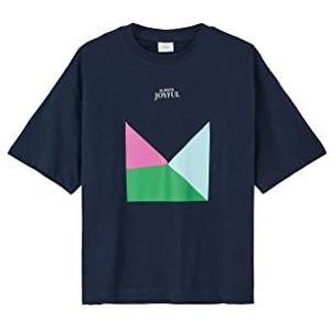 s.Oliver T-shirt voor meisjes, korte mouwen, blauw 5952, 164 cm