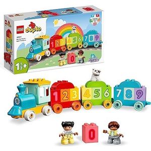 LEGO DUPLO Getallentrein - Leren Tellen, Educatief Speelgoed voor Kindjes vanaf 1,5 Jaar, Fijne Motoriek Ontwikkelen, Origineel Baby Cadeau-idee 10954