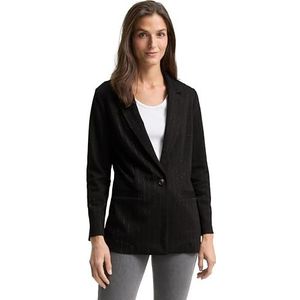 TOM TAILOR Damesblazer, 39158 - Pinstripe With Lurex, XL