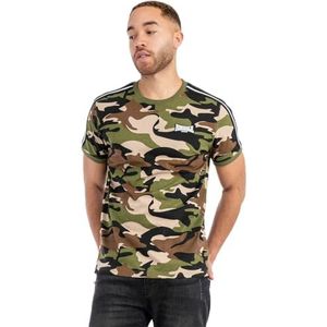 Lonsdale Heren T-shirt normale pasvorm GUNNISTA, Camo Woodland, L, 117520