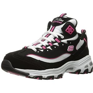 Skechers D'Lites-Life Saver, vetersneaker met traagschuim voor dames, 41 EU