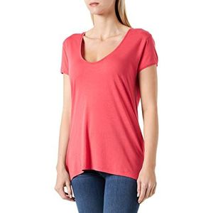 Replay Dames W3787 T-Shirt, 353 RED, M, 353 rood, M