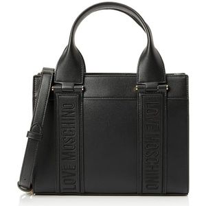 Love Moschino JC4339PP0IKG100A, handtas voor dames, zwart, Zwart
