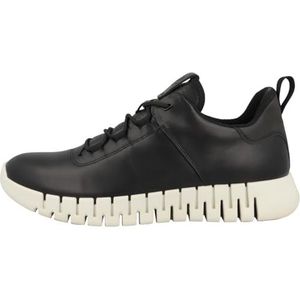 ECCO Gruuv M Black Shoe Herenschoenen, zwart, 47 EU