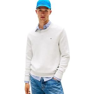 Tommy Jeans - DM0DM21787 - Pullover - Grijs - Casual - 100% Biologisch Katoen