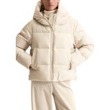 Regular fit donsjack met capuchon