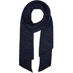 PIECES Dames PCPYRON Long Scarf NOOS BC sjaal, Sky Captain/AOP: Tone-In-Tone Lurex, One Size