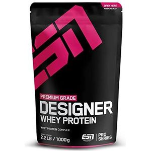 ESN Designer Whey Protein Powder, Neutral Flavor, 1000 g, 2.2 lbs, 33 Porties - Poeder voor Spieropbouw en Herstel, Gemaakt in Duitsland, Laboratorium Getest
