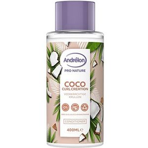 Andrélon Pro Nature Coco Curl Creation Haarconditioner, voor veerkrachtige, natuurlijke krullen - 400 ml