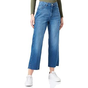 s.Oliver Dames Karolin 7/8 rechte pijpen jeans, blauw, 16, Blauw, 68