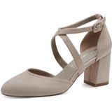 Pumps met gekruiste riempjes