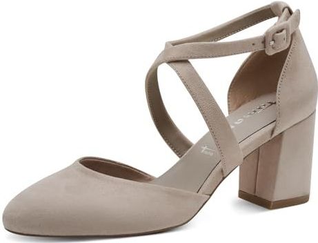 Pumps met gekruiste riempjes