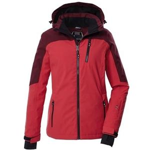 killtec dames Ski-jack/functioneel jack met capuchon en sneeuwvanger KSW 435 WMN SKI JCKT, modern red, 36, 43156-000