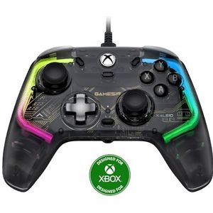GameSir Kaleid Transparante Bedrade Gaming Controller voor Xbox Series X|S, Xbox One & Windows 10/11, Plug and Play Gaming Gamepad met Hall Effect Joysticks & Triggers, 3,5mm Audio Poort