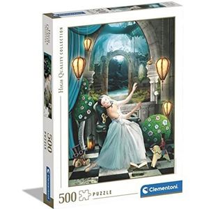 Clementoni Collection-Coppelia-500 Made in Italy, puzzel 500 delen illustratie, auteursplezier voor volwassenen, meerkleurig, medium, 35128