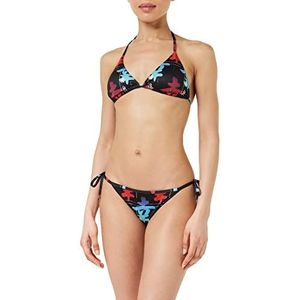 Emporio Armani Swimwear Dames Emporio Armani Dot Foil Lyrca String Brief Bikini Set, Lettering, XL, Lettering., XL
