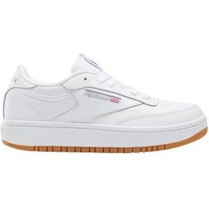 Reebok Club C dubbele sneakers voor babymeisjes, Wit, 4.5 UK