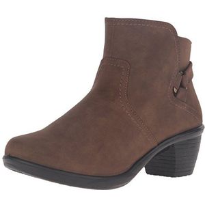 Easy Street Women's Dawnta Ankle Bootie, Brown Matte, 8 W US