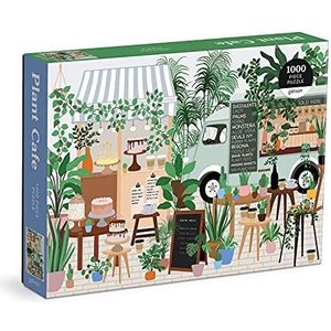 Galison 9780735371903 Plant Café Jigsaw Puzzle, Multicoloured, 1000 Pieces