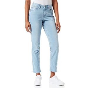 PIECES Dames PCLUNA Straight MW ANK LB50 NOOS BC Jeans, Light Blue Denim, 29/30