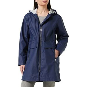 Superdry hydrotech mac jas voor dames, blauw (rikest navy Zrn), XS