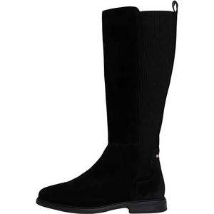 Tommy Hilfiger - FW0FW08779 - Leren Laarzen - Zwart - Suède - Casual