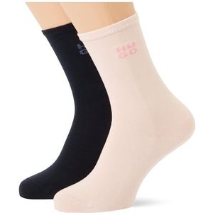 HUGO Dames 2p Rs Uni Logo Cc W 10274796 0 Regular Sokken, licht/pastelroze, 35-38