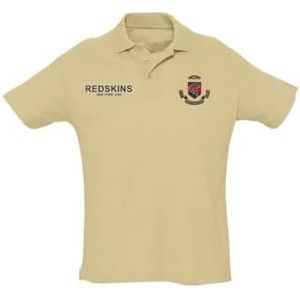 REDSKINS Polos Shirts T shirts Tanktops En Sweatshirts Sportkleding Thermisch Kleding Voor Kinderen Jongen Meisje Model Rs4079 Beige Maat 12 Jaar