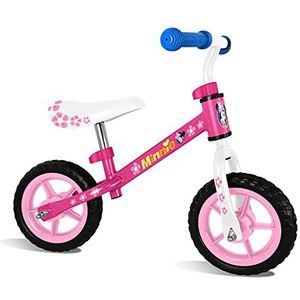 Disney Loopfiets Minnie Mouse - Loopfiets - Meisjes - Roze;Wit - 10 Inch