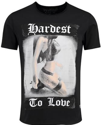 Key Largo Shirt 'Mt Level'  beige / grijs / zwart / wit