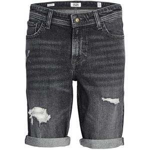 JJIRICK JJORIGINAL Shorts CB 053 JNR, zwart denim, 128 cm