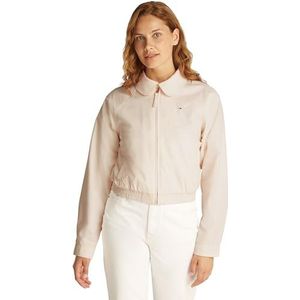 Tommy Jeans Dames TJW KATOEN JAS EXT andere jassen, wit, XL, Wit (Oud Wit), XL