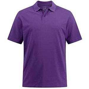 JP 1880 Piquée Poloshirt voor heren, pruim, XXL