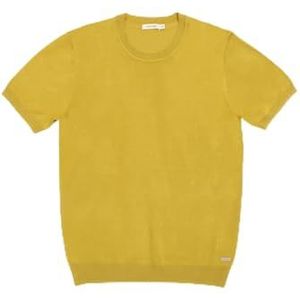 GIANNI LUPO Heren T-shirt van jersey GL510S-S24, Mosterd, L