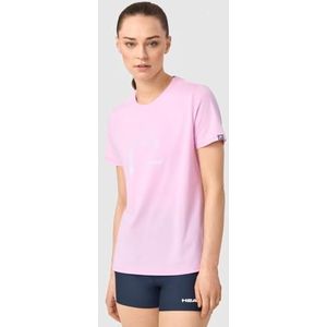 HEAD Lara T-shirt voor dames, Alight Lilac