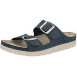 Berkemann - Muiltjes - Zwart - Echt Leer - Verstelbare Gespen