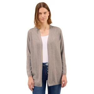 Cecil - Lang Vest - Toffee Cream Melange - Zachte Katoenmix