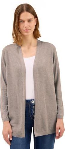 Cecil - Lang Vest - Toffee Cream Melange - Zachte Katoenmix