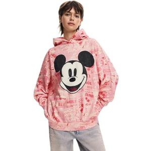 Sweatshirt - Capuchon - Sweatstof - Normale Pasvorm - Lange Mouw - Motiefprint