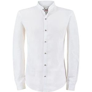 Stockerpoint Vettel klederdrachthemd voor heren, wit, 3XL