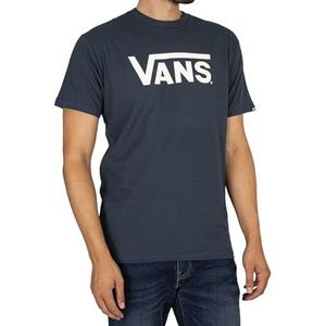 Vans Heren Classic Drop V T-shirt, Indigo-marshmallow, XS