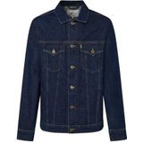 Pepe Jeans - PM402715CU4 - Jas - Marineblauw - Regular Fit - Casual - Katoen
