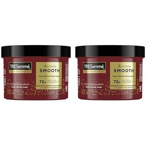 Tresemme Deep Smoothing Masker Keratin Smooth 72 uur pluiscontrole*, gladheid en glans voor een intensieve behandeling, haarmasker met gehydrolyseerde keratine 440 ml 2 stuks