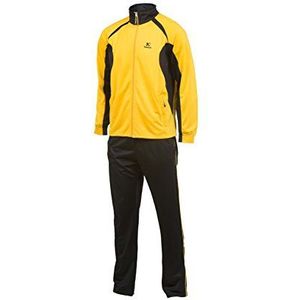 Asioka 68/12 trainingspak, uniseks, volwassenen, geel/zwart (YellowBlack), maat M